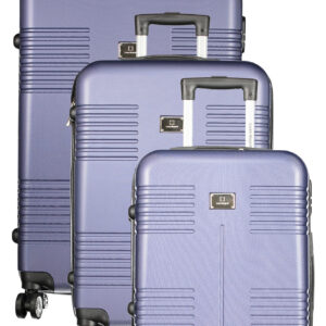 LAURA BIAGIOTTI LARGE WOMEN'S TROLLEY BLUE