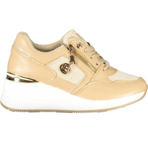 LAURA BIAGIOTTI WOMEN'S BEIGE SPORTS SHOES