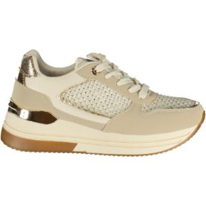 LAURA BIAGIOTTI WOMEN'S BEIGE SPORTS SHOES