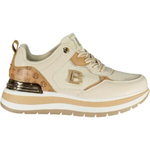 LAURA BIAGIOTTI WOMEN'S BEIGE SPORTS SHOES