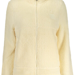 LAURA BIAGIOTTI WOMEN'S BEIGE ZIP-UP SWEATSHIRT