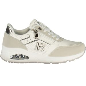 LAURA BIAGIOTTI WOMEN'S WHITE SPORTS SHOES