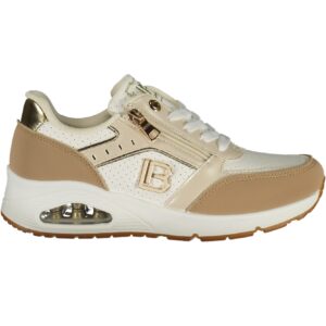 LAURA BIAGIOTTI WOMEN'S WHITE SPORTS SHOES