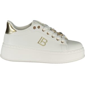 LAURA BIAGIOTTI WOMEN'S WHITE SPORTS SHOES