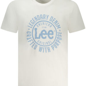 LEE MEN'S SHORT SLEEVE T-SHIRT WHITE