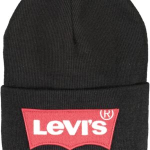 LEVI'S BLACK MEN'S BEANIE