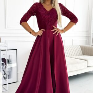 Lange jurk model 189090 Numoco