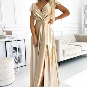 Lange jurk model 190638 Numoco