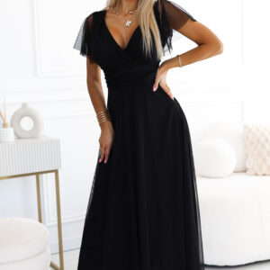 Lange jurk model 203092 Numoco