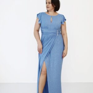 Lange jurk model 215331 Jersa