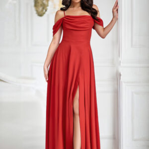 Lange jurk model 219673 Bicotone