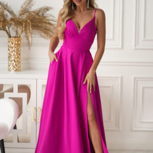 Lange jurk model 224295 Bicotone