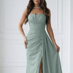 Lange jurk model 224634 Bicotone