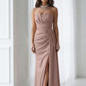 Lange jurk model 224635 Bicotone