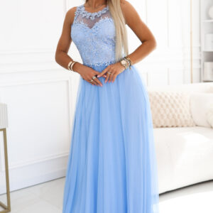 Lange jurk model 227063 Numoco