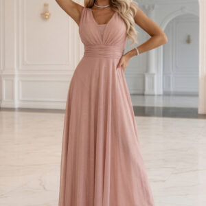 Lange jurk model 227074 Numoco