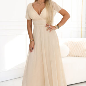 Lange jurk model 227086 Numoco