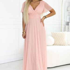 Lange jurk model 227095 Numoco