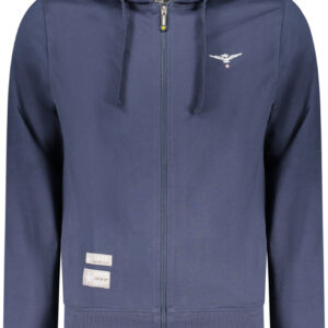 MILITARY ACADEMY MEN'S BLUE ZIP-UP SWEATSHIRT