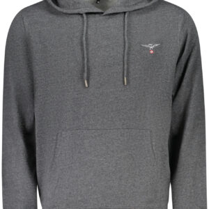 MILITARY ACADEMY MEN'S GRAY ZIP-UP SWEATSHIRT