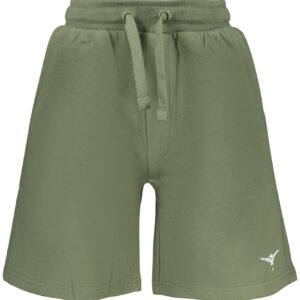 MILITARY ACADEMY MEN'S GREEN SHORT TRACKSUIT TROUSERS