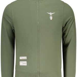 MILITARY ACADEMY MEN'S GREEN ZIP-UP SWEATSHIRT