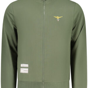 MILITARY ACADEMY MEN'S GREEN ZIP-UP SWEATSHIRT