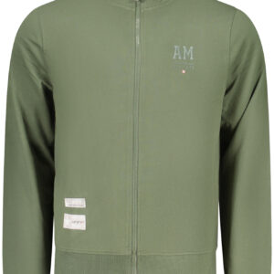 MILITARY ACADEMY MEN'S GREEN ZIP-UP SWEATSHIRT