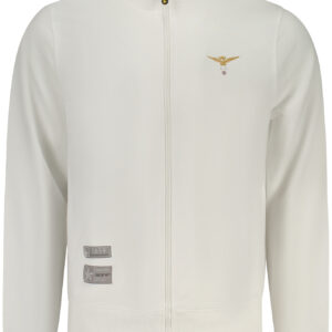 MILITARY ACADEMY MEN'S WHITE ZIP-UP SWEATSHIRT