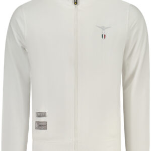 MILITARY ACADEMY MEN'S WHITE ZIP-UP SWEATSHIRT