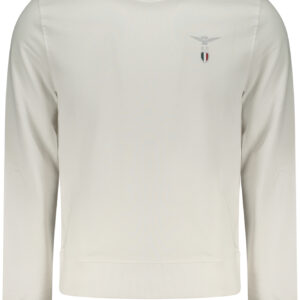 MILITARY ACADEMY MEN'S WHITE ZIP-UP SWEATSHIRT
