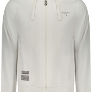 MILITARY ACADEMY MEN'S WHITE ZIP-UP SWEATSHIRT
