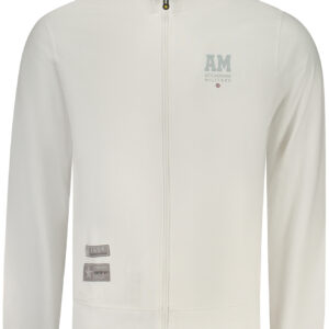 MILITARY ACADEMY MEN'S WHITE ZIP-UP SWEATSHIRT