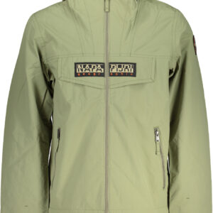 NAPAPIJRI GREEN MEN'S SPORTS JACKET