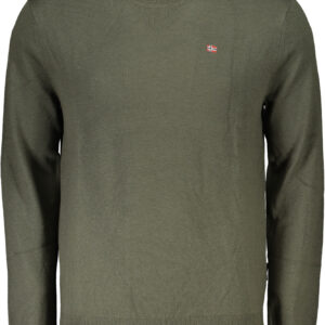 NAPAPIJRI GREEN MEN'S SWEATER