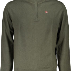 NAPAPIJRI GREEN MEN'S SWEATER
