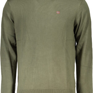 NAPAPIJRI GREEN MEN'S SWEATER
