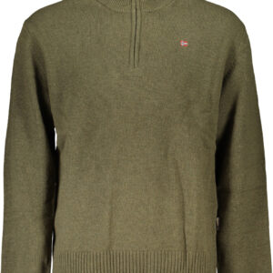 NAPAPIJRI GREEN MEN'S SWEATER