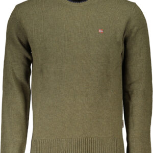 NAPAPIJRI GREEN MEN'S SWEATER