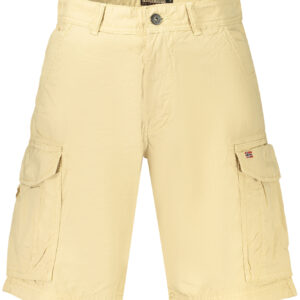 NAPAPIJRI MEN'S BEIGE BERMUDA SHORTS
