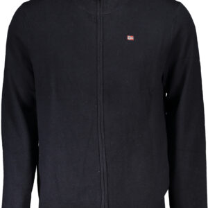 NAPAPIJRI MEN'S BLACK CARDIGAN