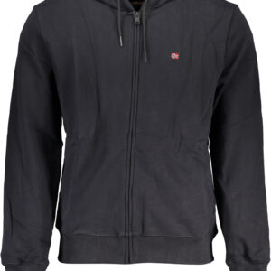 NAPAPIJRI MEN'S BLACK ZIP SWEATSHIRT