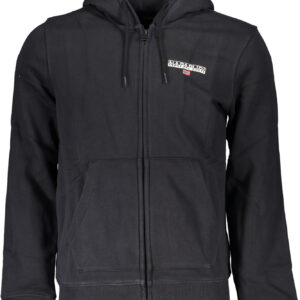 NAPAPIJRI MEN'S BLACK ZIP SWEATSHIRT