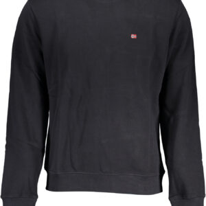 NAPAPIJRI MEN'S BLACK ZIPLESS SWEATSHIRT