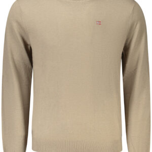 NAPAPIJRI MEN'S BROWN SWEATER