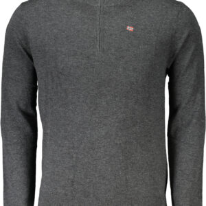 NAPAPIJRI MEN'S GRAY SWEATER