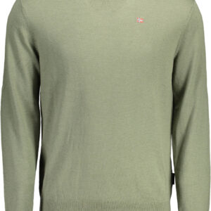 NAPAPIJRI MEN'S GREEN SWEATER