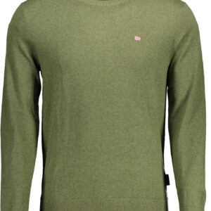 NAPAPIJRI MEN'S GREEN SWEATER