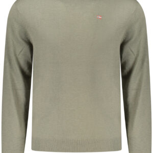 NAPAPIJRI MEN'S GREEN SWEATER