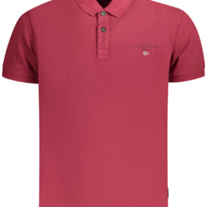 NAPAPIJRI MEN'S SHORT SLEEVE POLO SHIRT RED